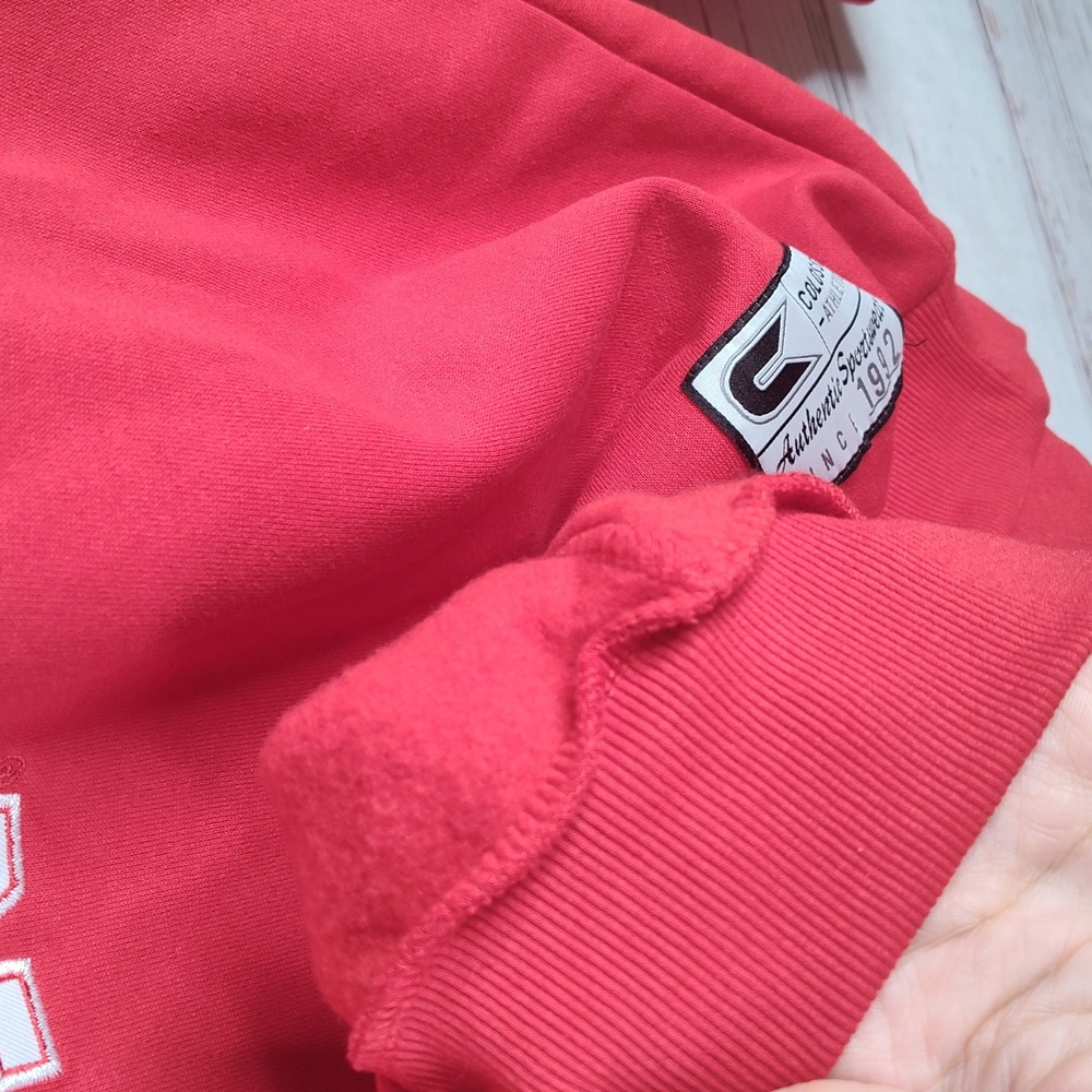 Colosseum Nebraska CornHuskers Scholarship Fleece 30th Anniversary Sweater - Picture 9 of 9